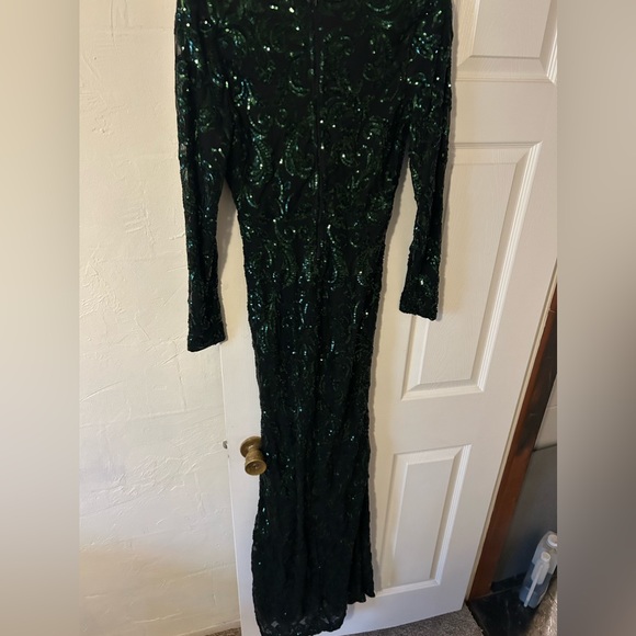 Green and black formal - Picture 2 of 2